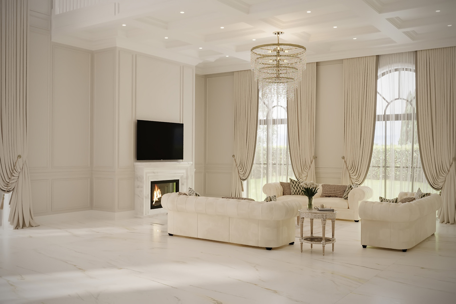 Catherine Estate Living Room