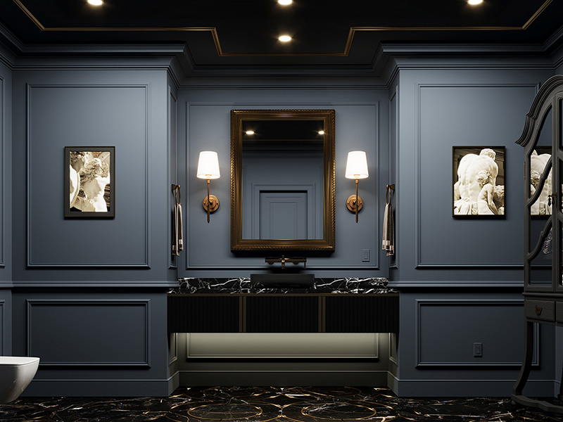 Sable Hill Powder Room